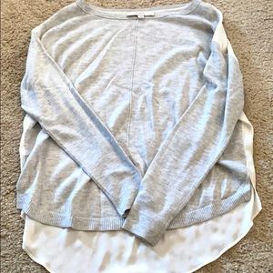 Loft sweater dress top size small